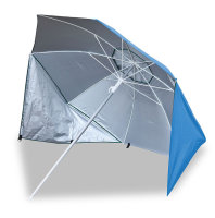 Umbrella with mouting rails colour light blue