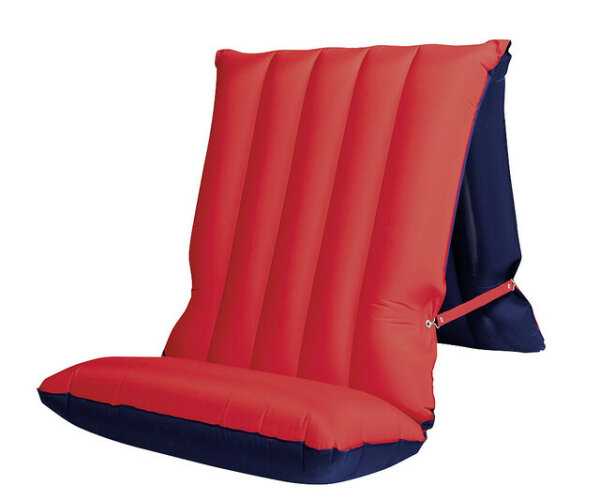 Chair/lounger mattress HAPPY PEOPLE colour blue / red