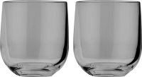 Water glass BRUNNER 2pc set Waterglass Grey Colour grey