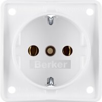 Schuko socket outlet Berker Colour white