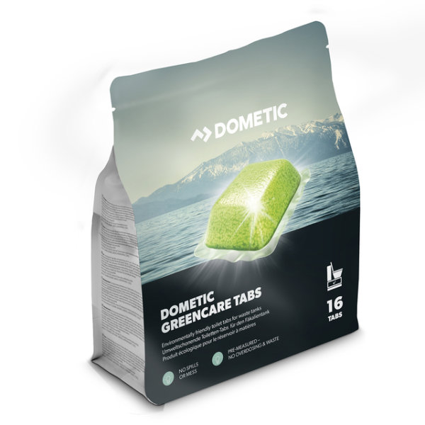 Additif sanitaire DOMETIC Green Care Tabs Contenu 16 pièces 0,4 kg