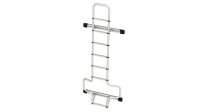 FIAMMA rear ladder Deluxe DJ H3 for Ducato, colour silver