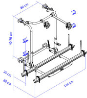 Fahrradträger Thule Sport G2 kurze Version 2 Räder Traglast 50 kg