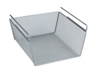 Storage basket WENKO 27.5 x 15 x 28 cm col. silver