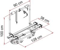 Porte-vélos FIAMMA Carry Bike Caravan XL A Pro 200...