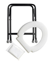 Klapptoilette Yachticon Farbe weiß