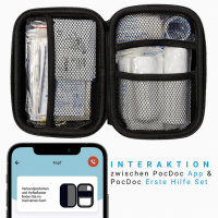 Travel First Aid Set PocDoc Outdoor with first aid app