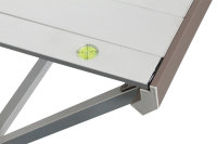 Table Brunner Titanium Axia 6 alu coul. gris clair