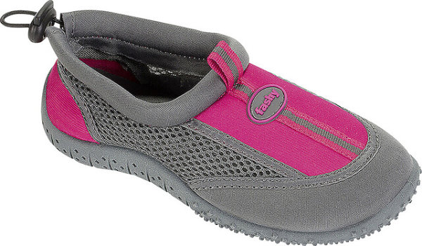 Kinder Badeschuhe Fashy Guamo Größe 34 Farbe grau / pink