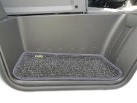 Tapis dentrée HEOSdoor mat Feutre aiguilleté Fiat Ducato X250 àpd 6 / 2006 coul. anthracite, 2 pièces