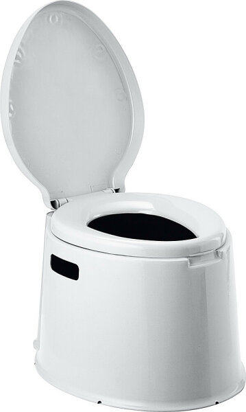 Brunner tragbare Eimertoilette weiß