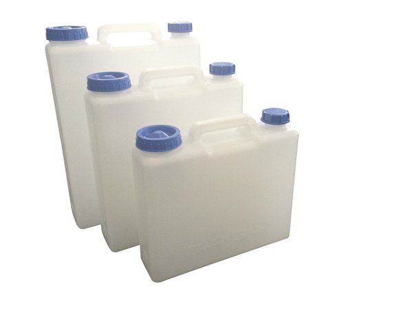Flachkanister Carysan 25 l 42 x 59 x 11,5 cm inkl. Verschluss, Farbe natur