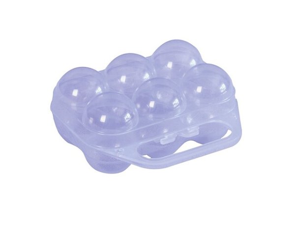 Egg box for 6 eggs Colour blue/transparent