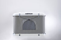 Dachzelt AirPass Small 210 x 130 Fb. grau/ weiß