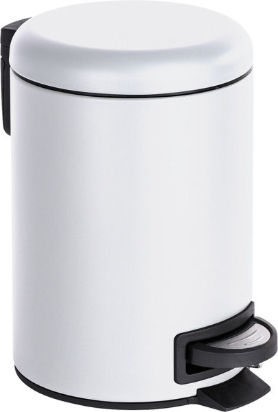 Pedal bin WENKO Leman 3 l, colour white