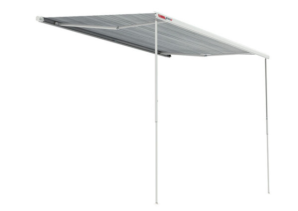 Dachmarkise Fiamma F80 S 340 x 250 cm Tuch Fb. royal blue Gehäuse Fb. titanium