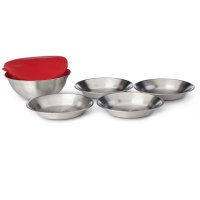 Campfire Serving Kit PRIMUS Col. stainless steel/red