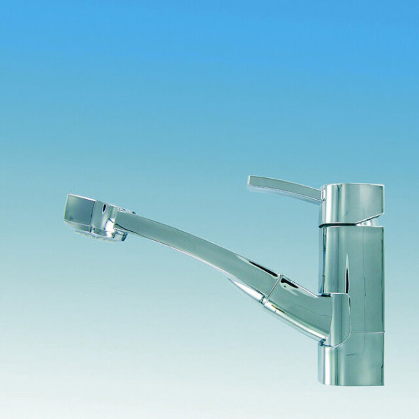 Mitigeur automatique Comet M3 CAPRI avec douche extensible. Douche Tuyau de 1,5 m, teinte argentée NFL 350 mm, 8 / 10 mm