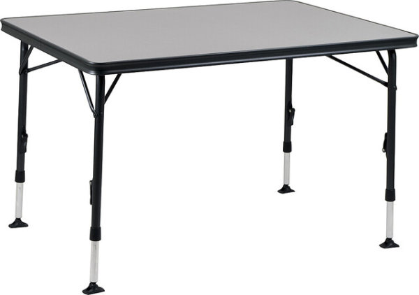 Table légère Crespo 130 x 85 cm gris foncé