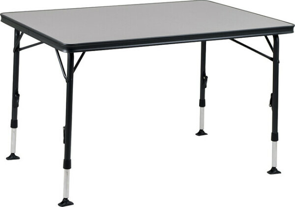 Table légère XL Crespo 150 x 90 cm gris foncé