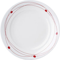 Brunner melamine soup plate Cosmic diam. 21 cm Col. white...