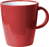 Tasse avec anse Resylin Brunner Cosmic 300 ml rouge