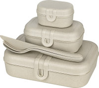 Lunchbox + Besteck-Set koziol PASCAL READY 4er-Set Farbe...