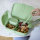 Lunchbox + couverts koziol PASCAL READY lot de 4 couleur nature leaf green