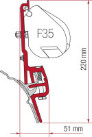 Adapter Fiamma  Kit Brandrup VW T4 for F35/F45 2 supports