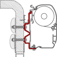 Adapter zu Wandmarkise Fiamma F45 S / F45 L 400 cm Hymercamp