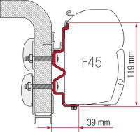 Adapter zu Wandmarkise Fiamma F45 S / F45 L 300 cm Hymercamp