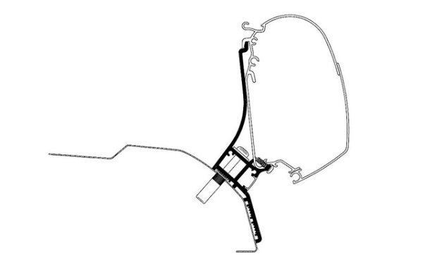 Adapter Thule T5200 Ducato / Jumper / Boxer 600