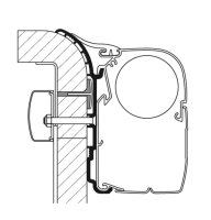 Adapterschiene 450 cm zu Wandmarkise Thule Omnistor Serie...