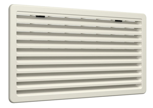 Kit Grille de ventilation grand, 520x280 mm couleur 25 gris