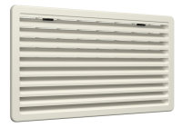 Large ventilation grille set col. grey