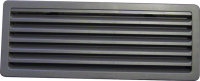 Large ventilation grille set col. grey