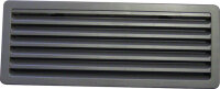 Kit Grille de ventilation petit, 480 x 180 mm couleur 25 gris