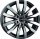 Alloy wheel rim BORBET CW6 6.5 x 16 inch mistral anthracite polished glossy