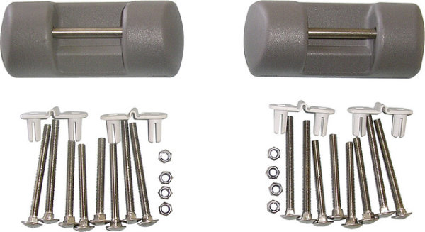 Hymer top mounting set for Multi Talent set of 2 Colour silver