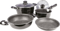 Gimex Black Line Kochtopf-Set 7-tlg.