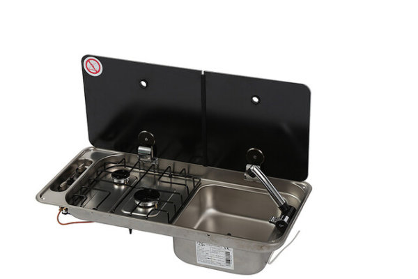 Einbau Koch-/ Spülkombination CAN 2 Kochstelle Spüle rechts