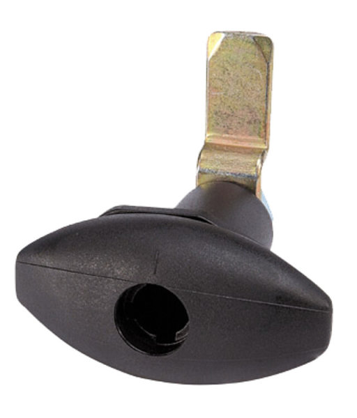 Druckdrehverschluss STS Oberholz Ellipse kl. Griff STS/Zadi Zyl. Zubehör Farbe schwarz