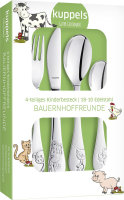 Child. cutl. set Kuppels 4 pc Farm Friends Stainless...