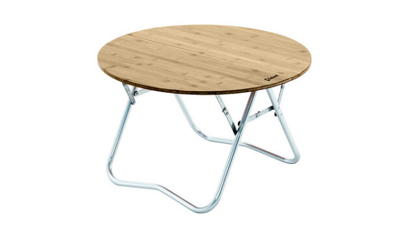 Table bambou Kimberly 65 x 64 x 40cm _ouverte_ Coul. brun