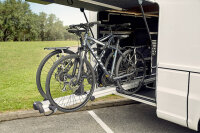 Rear garage bicycle rack Thule VeloSlide 2 bikes load...