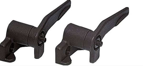 Plastic lever lock Colour black Contents 2 pcs