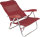 Strandstuhl CRESPO Beach Chair Farbe rot