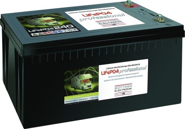 On-board supply battery BÜTTNER ELEKTRONIK Li-ion 240 AH