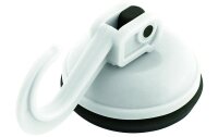 Eurotrail hook with sucker Set of 2 colour white can be loaded with up to 2 kg