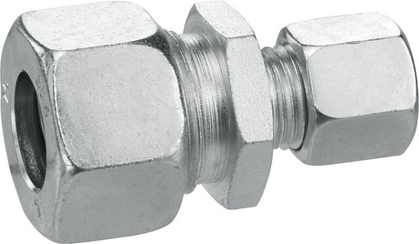 Screw joint reduction straight, GR RVS 10 x RVS 8